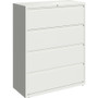 Lorell 42" White Lateral File - 4-Drawer View Product Image