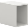 Lorell White Single Cubby Storage Base Adder Unit View Product Image