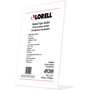 Lorell L-base Slanted Sign Holder Stand View Product Image