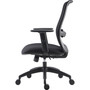 Lorell SOHO Collection Lifting Armrest Staff Chair View Product Image