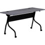 Lorell Charcoal Flip Top Training Table View Product Image