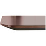 Lorell Knife Edge Mahogany Rectangular Conference Tabletop View Product Image