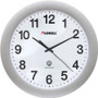 Lorell 12" Round Radio-controlled Wall Clock View Product Image