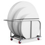 Lorell Round Planet Table Trolley Cart View Product Image