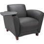 Lorell Reception Seating Chair with Tablet View Product Image