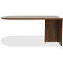 Lorell Essentials Peninsula Desk Box 1 of 2 View Product Image