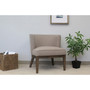 Lorell Linen Fabric Accent Chair View Product Image