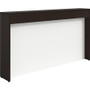 Lorell Prominence 2.0 Espresso Laminate Reception Countertop View Product Image