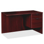 Lorell Prominence 2.0 Mahogany Laminate Box/File Right Return - 2-Drawer View Product Image