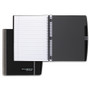 Cambridge Accents Notebook, Wide/Legal Rule, Black/Silver Cover, 9.5 x 7.25, 100 Sheets View Product Image