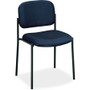 HON VL606 Stacking Guest Chair without Arms, Navy Seat/Navy Back, Black Base View Product Image