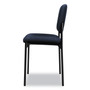 HON VL606 Stacking Guest Chair without Arms, Navy Seat/Navy Back, Black Base View Product Image