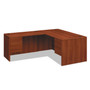 HON 10700 "L" Workstation Return, Left 3/4 Pedestal, 48w x 24d x 29 1/2h, Cognac View Product Image