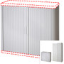 Door Kit with Cabinet Sides for easyOffice 41" and 80" Gray Storage Cabinet Top, Back Base and Shelves View Product Image