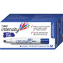 BIC Intensity Bold Tank-Style Dry Erase Marker, Broad Chisel Tip, Blue, Dozen View Product Image