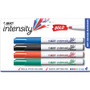 BIC Intensity Bold Pocket-Style Dry Erase Marker, Fine Bullet, Assorted Colors, 4/Pack View Product Image