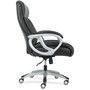 Sadie 3-Forty-One Big and Tall Chair, Supports up to 400 lbs., Black Seat/Black Back, Aluminum Base View Product Image