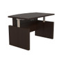Safco Aberdeen Height-Adjustable Desk, Bow Front with Base, 72" W View Product Image