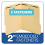 Pendaflex Top Tab 2-Fastener Folder, 1/3-Cut Tabs, Letter Size, Manila, 50/Box View Product Image