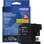 Brother LC107BK Innobella Super High-Yield Ink, 1200 Page-Yield, Black View Product Image