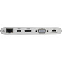Tripp Lite USB-C Docking Station w/ USB-A , HDMI, VGA, mDP, Gbe, Memory Cards 3.5mm, USB C PD Charging 4K @ 30Hz View Product Image