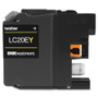 Brother LC20EY INKvestment Super High-Yield Ink, 1200 Page-Yield, Yellow View Product Image
