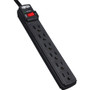 Tripp Lite Surge Protector Power Strip 6 Outlet 6' Cord 360 Joules Black View Product Image