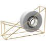 U Brands Tape Dipenser, Desktop Accessory, Vena Collection, Gold Metal (3235U06-24) View Product Image