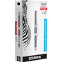 Zebra Liquid Ink Roller Ball Pen, Stick, Extra-Fine 0.5 mm, Black Ink, Black Barrel, Dozen View Product Image
