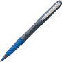 BIC Roller Glide Roller Ball Pen, Stick, Micro 0.5 mm, Blue Ink, Gray Barrel, Dozen View Product Image