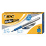 BIC Roller Glide Roller Ball Pen, Stick, Micro 0.5 mm, Blue Ink, Gray Barrel, Dozen View Product Image