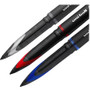 uni-ball AIR Porous Roller Ball Pen, Stick, Medium 0.7 mm, Assorted Ink Colors, Black Barrel, 3/Pack View Product Image