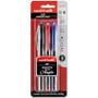 uni-ball AIR Porous Roller Ball Pen, Stick, Medium 0.7 mm, Assorted Ink Colors, Black Barrel, 3/Pack View Product Image