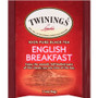 TWININGS Tea Bags, English Breakfast, 1.76 oz, 25/Box View Product Image