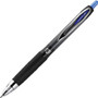 uni-ball 207PLUS+ Gel Pen, Retractable, Medium 0.7 mm, Blue Ink, Black Barrel, Dozen View Product Image