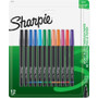 Sharpie Water-Resistant Ink Plastic Point Pen, Stick, Fine 0.4 mm, Assorted Ink and Barrel Colors, Dozen View Product Image