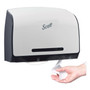 Scott Pro Coreless Jumbo Roll Tissue Dispenser, 14 1/10 x 5 4/5 x 10 2/5, White View Product Image