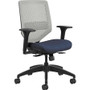 HON Solve Series ReActiv Back Task Chair, Supports up to 300 lbs., Midnight Seat/Titanium Back, Black Base View Product Image