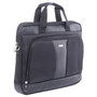 STEBCO Gregory Executive Briefcase, 18" x 9" x 18", Nylon/Synthetic Leather, Black View Product Image