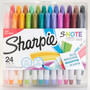 Sharpie S-Note Creative Markers, Chisel Tip, Assorted Colors, 24/Pack View Product Image