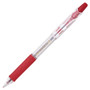 Pentel R.S.V.P. RT Ballpoint Pen, Retractable, Medium 1 mm, Red Ink, Clear Barrel, Dozen View Product Image