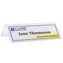 C-Line Tent Card Holders, 2 1/2" x 8 1/2", Rigid Heavyweight Clear Plastic, 25/Box View Product Image