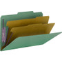 Smead SafeSHIELD 2/5 Tab Cut Legal Recycled Classification Folder View Product Image