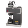 BUNN VPR Two Burner Pourover Coffee Brewer, Stainless Steel, Black View Product Image