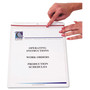 C-Line Industrial Zipper Seal Shop Ticket Holders, Vinyl, Clear, 55", 9 x 12, 15/BX View Product Image
