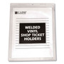 C-Line Clear Vinyl Shop Ticket Holders, Both Sides Clear, 50 Sheets, 9 x 12, 50/Box View Product Image