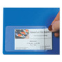 C-Line Self-Adhesive Business Card Holders, Side Load, 2 x 3 1/2, Clear, 10/Pack View Product Image