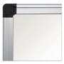 MasterVision Porcelain Value Dry Erase Board, 48 x 72, White, Aluminum Frame View Product Image