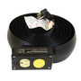 C-Line Lay-Flat Power Extension And Cord Cover, 13 Amps, 125 V, 10ft, Black View Product Image