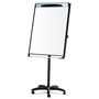 MasterVision Platinum Mobile Easel, White, 29 x 41, Black Frame View Product Image